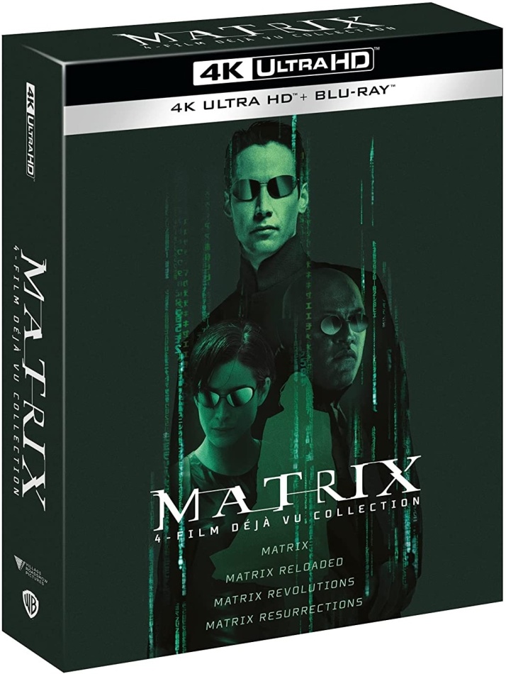 Matrix 1-4 - 4-Film Déjà Vu Collection (4 4K Ultra HDs + 4 Blu-rays)