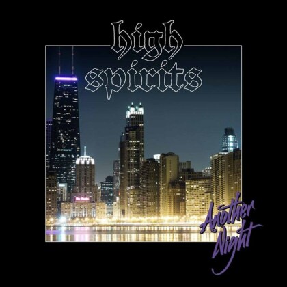 High Spirits - Another Night (2022 Reissue, High Roller Records, Trans Clear/Trans Blue Bi-Color LP, LP)