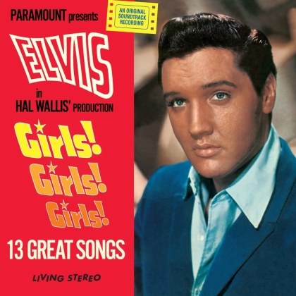 Elvis Presley - Girls Girls Girls (2022 Reissue, Waxtime In Color, Red Vinyl, LP)
