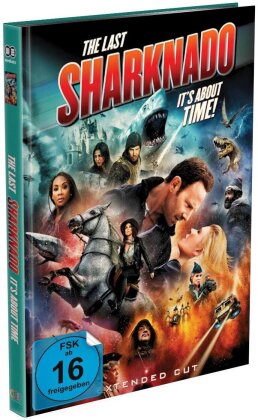 The Last Sharknado - It's About Time! - Sharknado 6 (2018) (Cover A, Extended Edition, Limited Edition, Mediabook, Blu-ray + DVD)