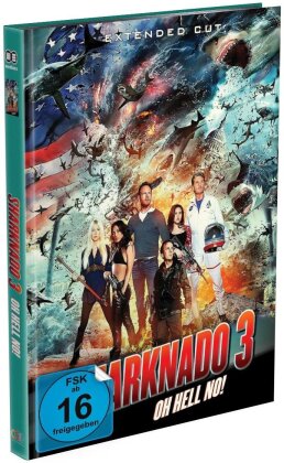 Sharknado 3 - Oh Hell No! (2015) (Cover A, Extended Edition, Limited Edition, Mediabook, Blu-ray + DVD)