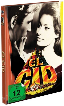 El Cid (1961) (Cover B, Edizione Limitata, Mediabook, Uncut, Blu-ray + DVD)