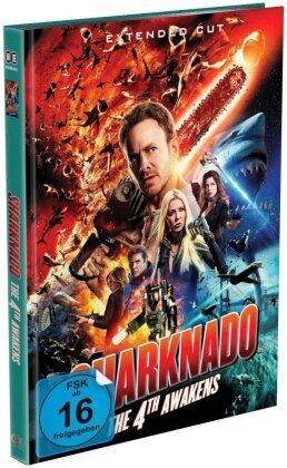 Sharknado 4 - The 4th Awakens (2016) (Cover A, Extended Edition, Limited Edition, Mediabook, Blu-ray + DVD)