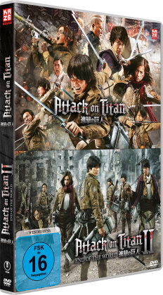 Attack on Titan - Film 1 & 2 (Neuauflage, 2 DVDs)