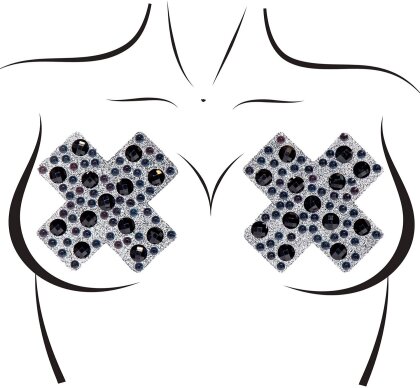 X Factor Nipple jewels sticker - Taille Onesize