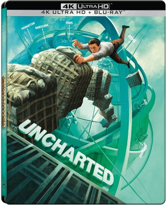 Uncharted (2022) (Edizione Limitata, Steelbook, 4K Ultra HD + Blu-ray)