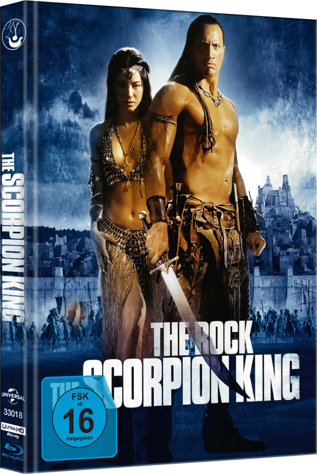 The Scorpion King (2002) (Cover B, Limited Edition, Mediabook, 4K Ultra HD + Blu-ray)
