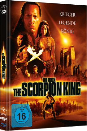 The Scorpion King (2002) (Cover C, Limited Edition, Mediabook, 4K Ultra HD + Blu-ray)