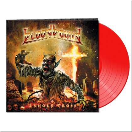 Bloodbound - Unholy Cross (2022 Reissue, AFM Records, Gatefold, Clear Red Vinyl, LP)