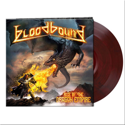 Bloodbound - Rise Of The Dragon Empire (2022 Reissue, AFM Records, Gatefold, Clear Red/ Brown Vinyl, LP)