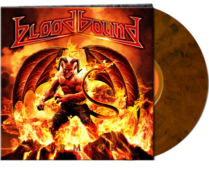 Bloodbound - Stormborn (2022 Reissue, AFM Records, Gatefold, Limited Edition, Clear Orange/ Black Marbled Vinyl, LP)