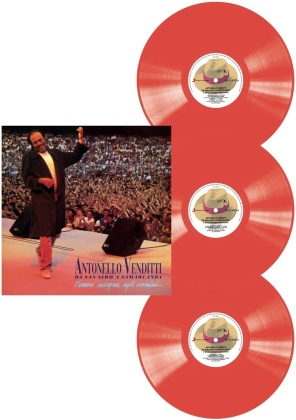 Antonello Venditti - Da San Siro A Samarcanda (2022 Reissue, Heinz Music, Red Vinyl, 3 LPs)