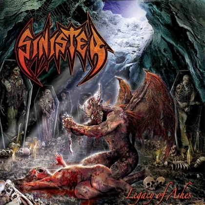 Sinister - Legacy Of Ashes (2022 Reissue, Splatter Vinyl, LP)