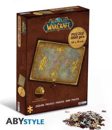 Puzzle - World Of Warcraft - Carte d'Azeroth - 1000 pcs