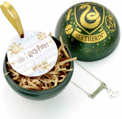 Harry Potter: Slytherin Bauble With House Necklace