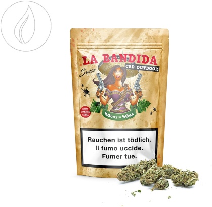 Swiss Botanic La Bandida (40g) - Outdoor (CBD: 15%, THC: <1%)
