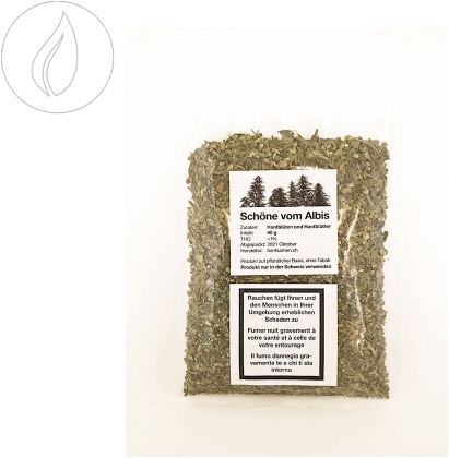 Schöne vom Albis Tabakersatz (40g) - Outdoor (THC: <1%)