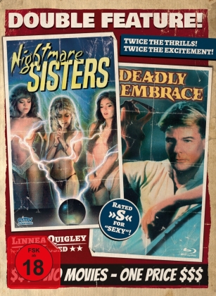 Nightmare Sisters / Deadly Embrace (1988) (Cover B, Mediabook, 2 Blu-rays)