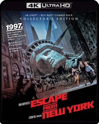 Escape From New York (1981) (Collector's Edition, 4K Ultra HD + Blu-ray)