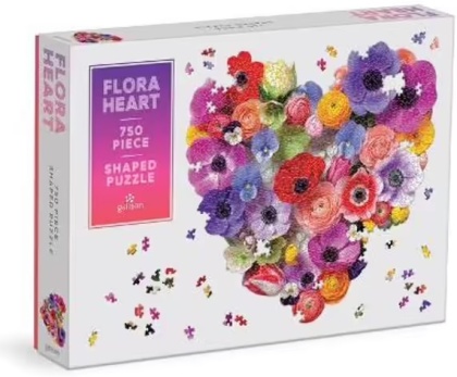 Flora Heart - 750 Piece Shaped Puzzle