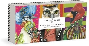 MacKenzie-Childs: Birds of a Feather Collection - Puzzle Set (3x 120 Pieces)