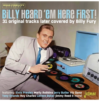 Billy Fury - Billy Heard 'em Here First - 31 Original Tracks Covered by Billy Fury