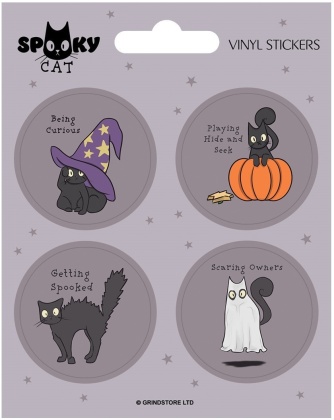 Behaviour of a Spooky Cat - Vinyl Sticker Set