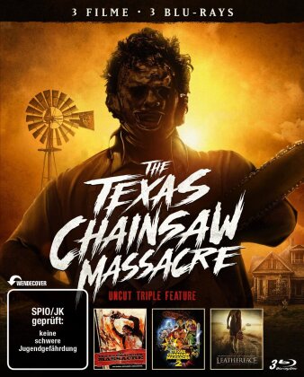 The Texas Chainsaw Massacre - Uncut Triple-Feature (3 Blu-rays)
