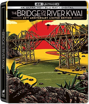 The Bridge On The River Kwai (1957) (Édition 65ème Anniversaire, Édition Limitée, Steelbook, 4K Ultra HD + Blu-ray)