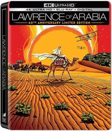 Lawrence Of Arabia (1962) (Édition 60ème Anniversaire, Édition Limitée, Steelbook, 4K Ultra HD + Blu-ray)