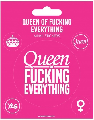 Queen Of Fucking Everything Vinyl Sticker Set