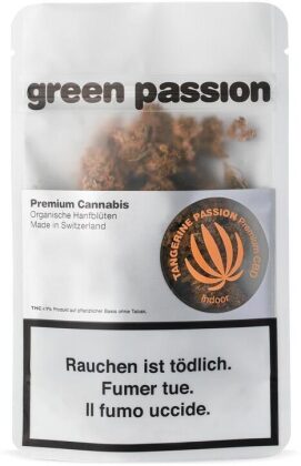Green Passion Tangerine Passion Indoor (2g) - (CBD: <19%, THC: <1%)