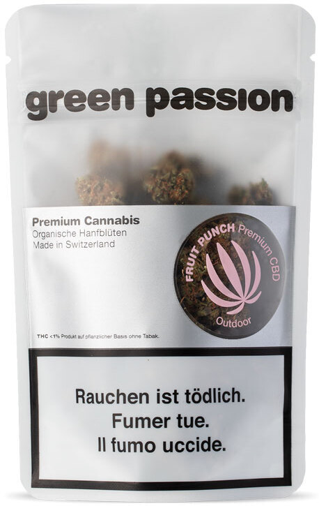 Green Passion Fruit Punch Outdoor (10g) - (CBD: <14%, THC: <1%)