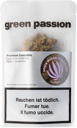 Green Passion Space Queen Outdoor (5g) - (CBD: <14%, THC: <1%)