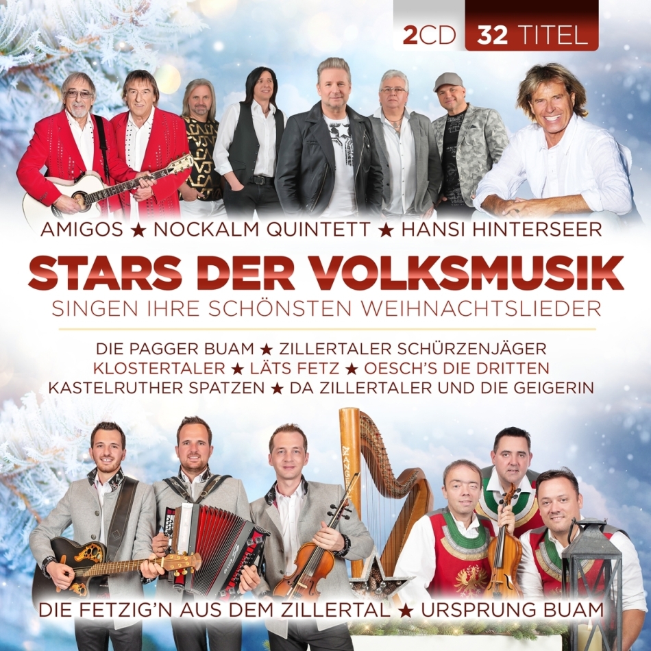 Stars d Volksmusik sing i schönst Weihnachtslieder (2 CDs)