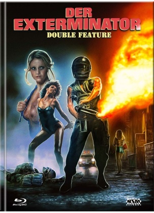 Der Exterminator 1 & 2 - Double Feature (Cover C, Limited Edition, Mediabook, Uncut, 2 Blu-rays)