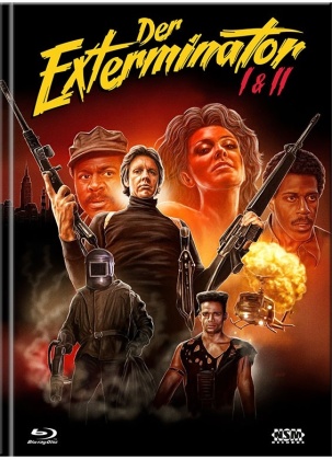 Der Exterminator 1 & 2 (Cover B, Limited Edition, Mediabook, Uncut, 2 Blu-rays)