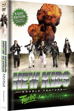 New Kids Turbo (2010) / New Kids Nitro (2011) - Double Feature (Cover A, Limited Edition, Mediabook, 2 Blu-rays + DVD)