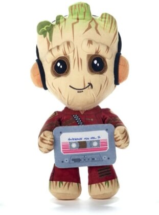 Peluche - Groot avec cassette - Les Gardiens de la Galaxie - 30 cm