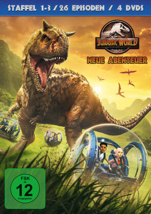 Jurassic World: Neue Abenteuer - Staffel 1-3 (4 DVD)