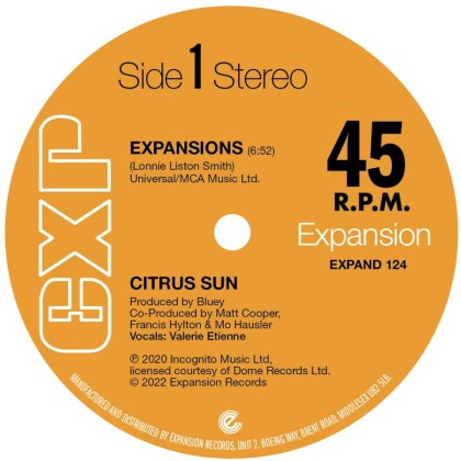 Citrus Sun - Expansions (12" Maxi)