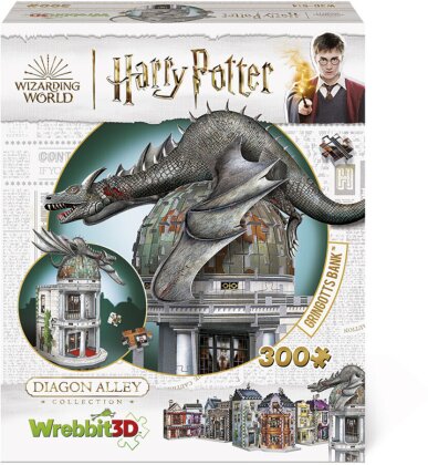 Harry Potter: Gringotts Bank - 300 Teile 3D Puzzle