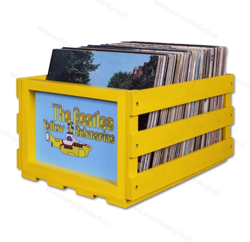 Crosley - Record Storage Crate The Beatles Yellow Submarine