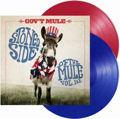 Gov't Mule - Stoned Side Of The Mule 1 & 2 (Limited Edition, Transparent Red & Blue Vinyl, 2 LPs)