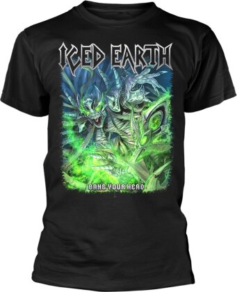 Iced Earth - Bang Your Head Front/Back Print (T-Shirt Unisex Tg. M)