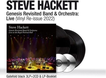 Steve Hackett - Genesis Revisited Band & Orchestra - Live at the Royal Festival Hall (2022 Reissue, 3 LPs + 2 CDs)