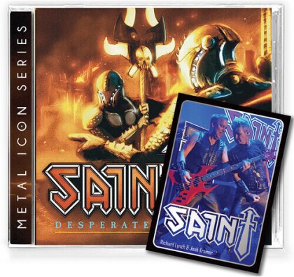 The Saint - Desperate Night (2022 Reissue, Metal Icon Series)