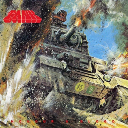 Tank - Honour & Blood (2022 Reissue, High Roller Records, Limited Edition, Blue/ Red Bi-Color Vinyl, LP)