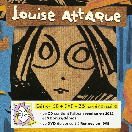 Louise Attaque - --- (2022 Reissue, Édition 25ème Anniversaire, CD + DVD)