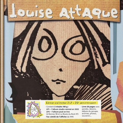 Louise Attaque - --- (2022 Reissue, Édition 25ème Anniversaire, Édition Limitée, 2 LP + Livre)
